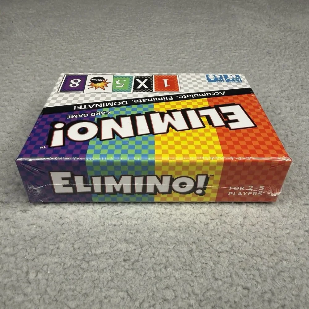 Elimino Card Game‎ New Sealed Family Strategy Game Night Ages 7+ 2-5 Players
